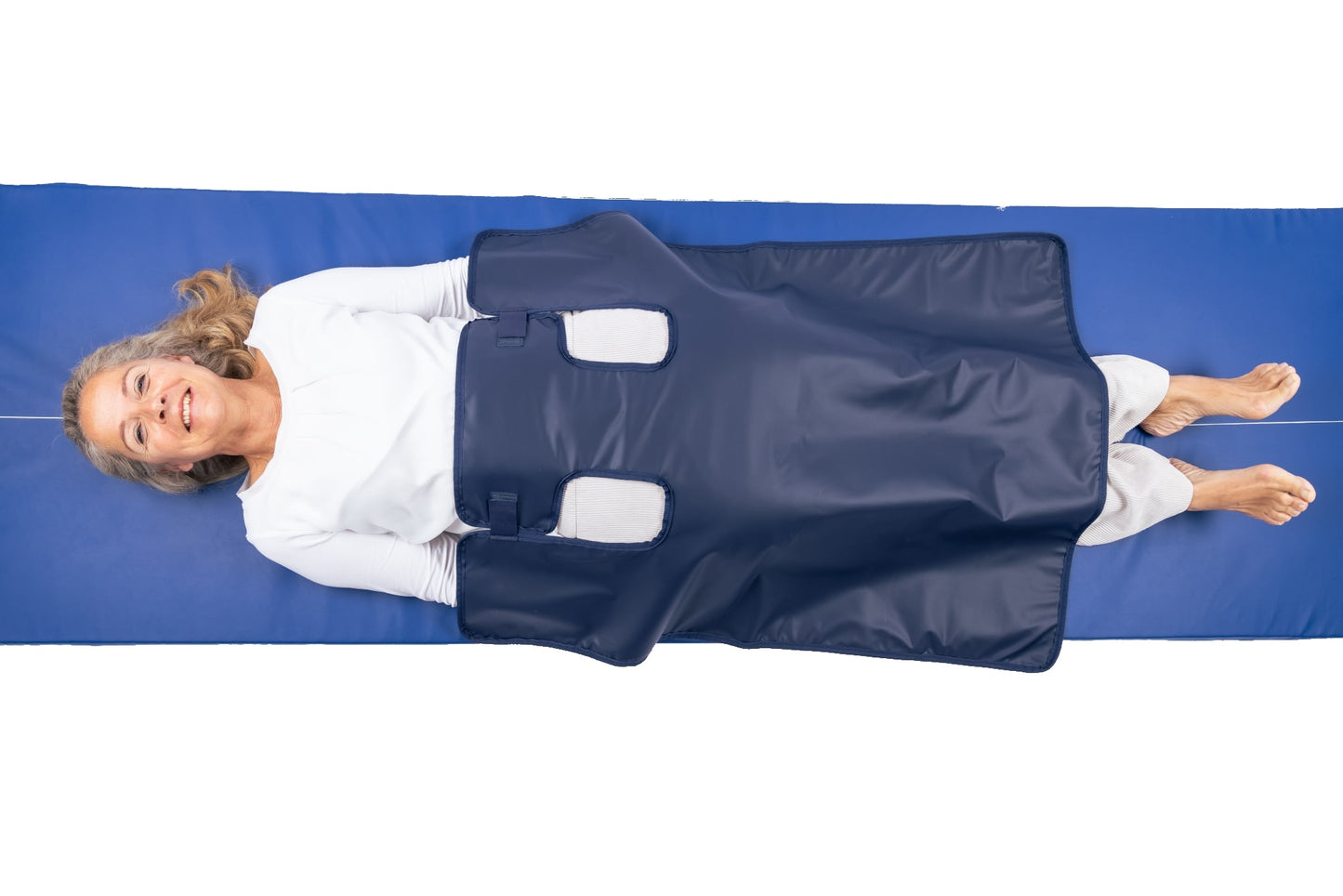 Patientenschutz, Patienten Auflagedecke mit Mittelstrich, Patient protection, patient-cover - Dr. Goos Suprema GmbH