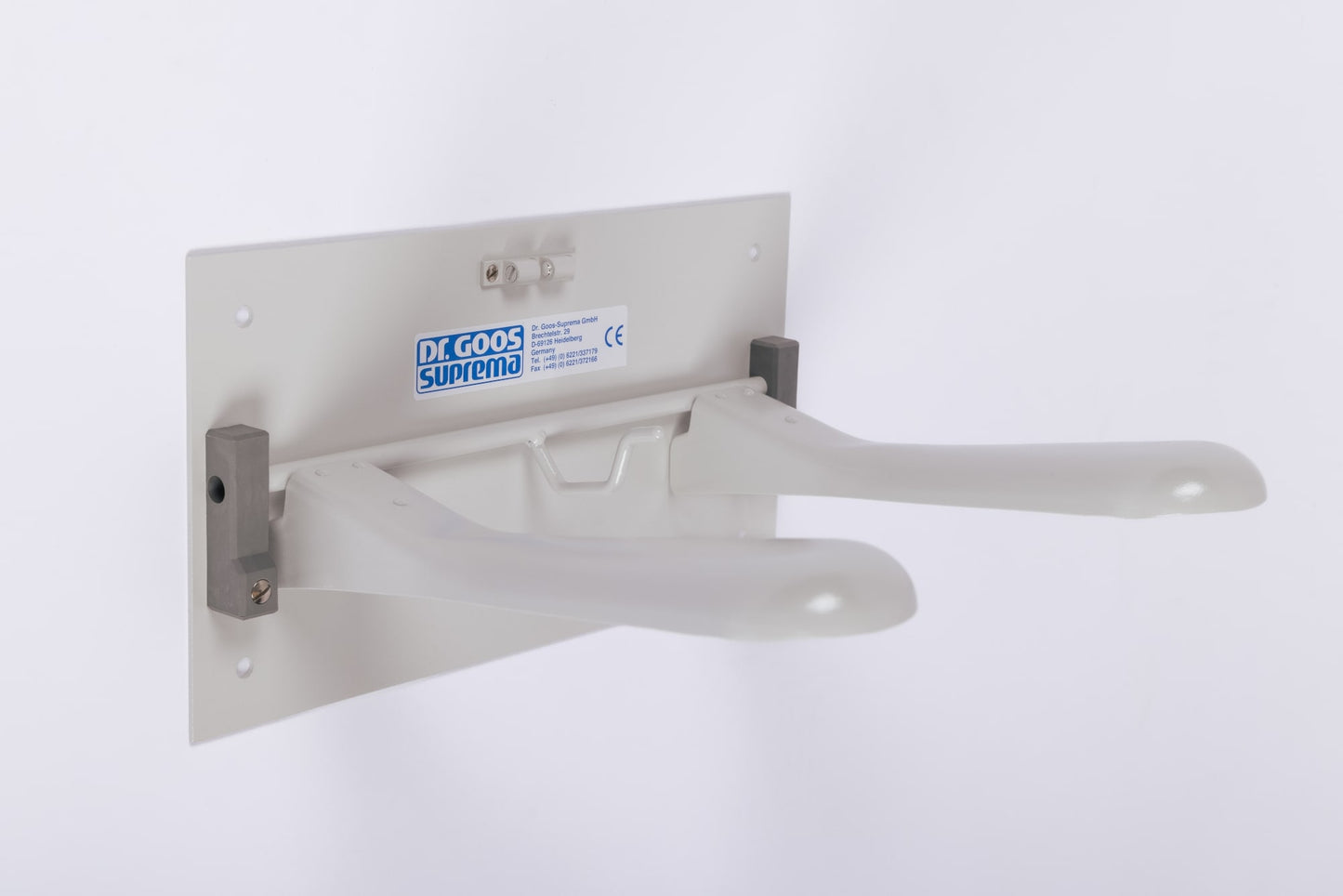 Wandaufhänger für Röntgenschürzen Modell WM, Wall hanger for X-ray aprons model WM lead aprons - Dr. Goos SUprema GmbH